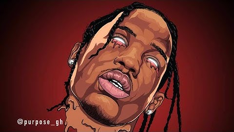 TRAVIS SCOTT-SPEED DIGITAL ART (ADOBE ILLUSTRATOR)
