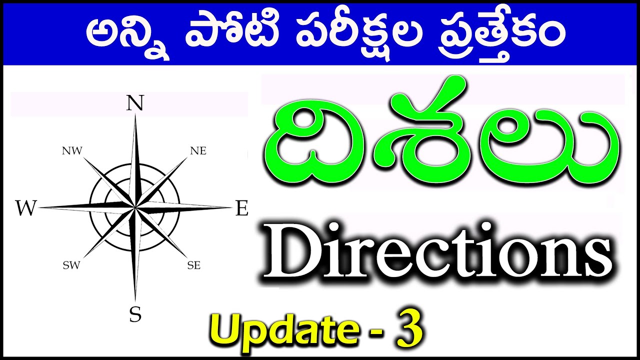 Directions in telugu Update 3 CJS Academy YouTube