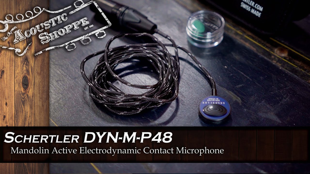 Schertler DYN-M-P48 Mandolin Pickup Unboxing & Review - YouTube