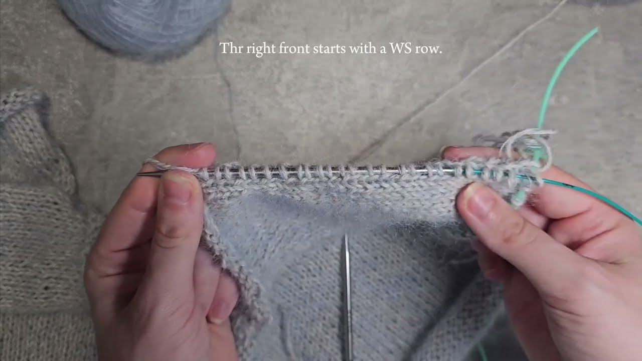 Highlands Sweater  - Pick up for the Front (right side)