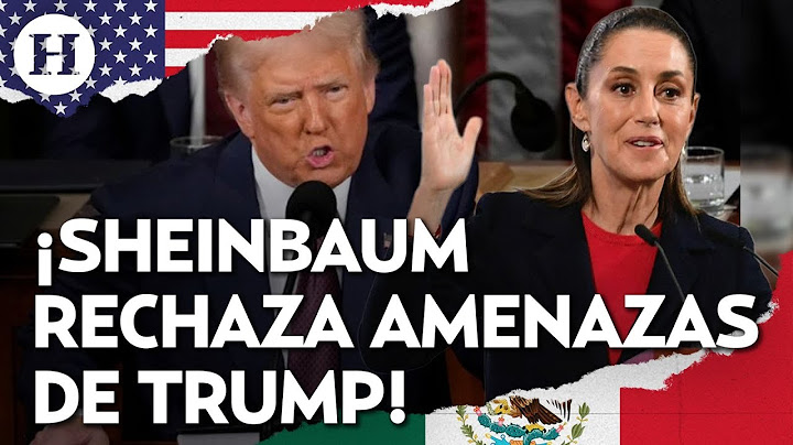 Claudia Sheinbaum se suma al rechazo de la imposición de aranceles de Trump por parte del BRICS