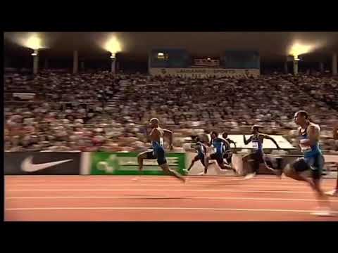 パウエル100m　9.72 サイド
