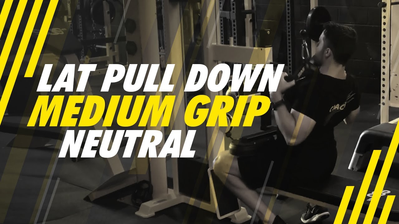 Lat Pull Down Medium Grip Neutral - Exercise Demonstration - YouTube