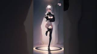2B Nier: Automata AOA Confused AI Dance Cover #anime #waifu …