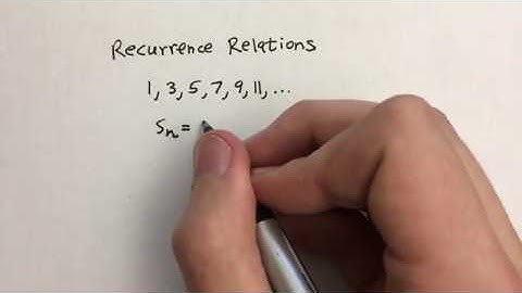Introduction to Recurrence Relations