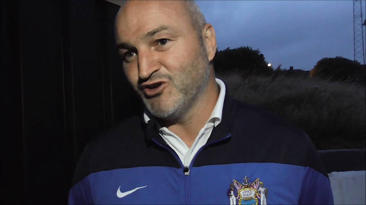 Jon King speaks following 4-1 friendly win at Crook