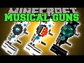 Minecraft: MUSICAL GUNS (DESTRUCTION FROM DUBSTEP!) Mod Showcase