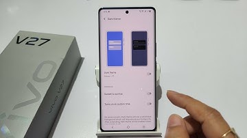 How to enable dark mode in vivo v27 | vivo v27 pro me dark mode kaise set kare | Dark mode settings