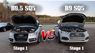 Tuned My B9 SQ5 IE Stage 1  Raced a Stage 1 B8.5!