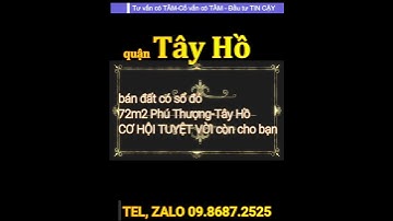 bán đất 72m2 phố Phú Thượng Tây Hồ Hà Nội 0986872525