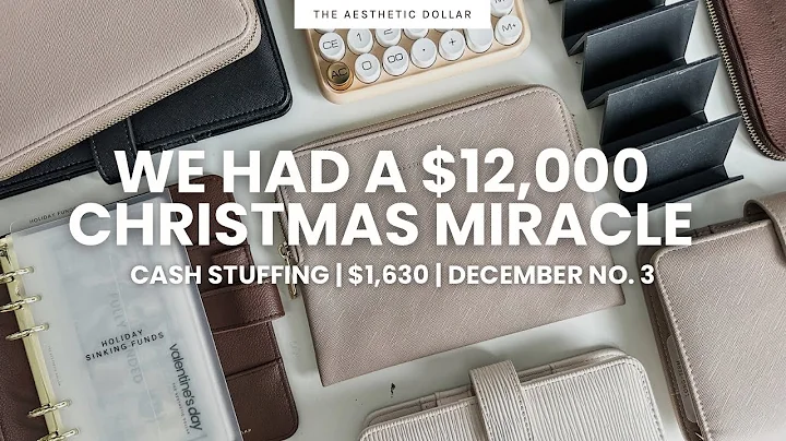 Cash Stuffing ✨ $1,630 | Our $12,000 Christmas Miracle | Cash Envelope Stuffing + Savings Challenges