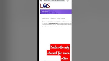Announcement -------- by VU LMS Account Block? why block #shorts #youtubeshorts #VU