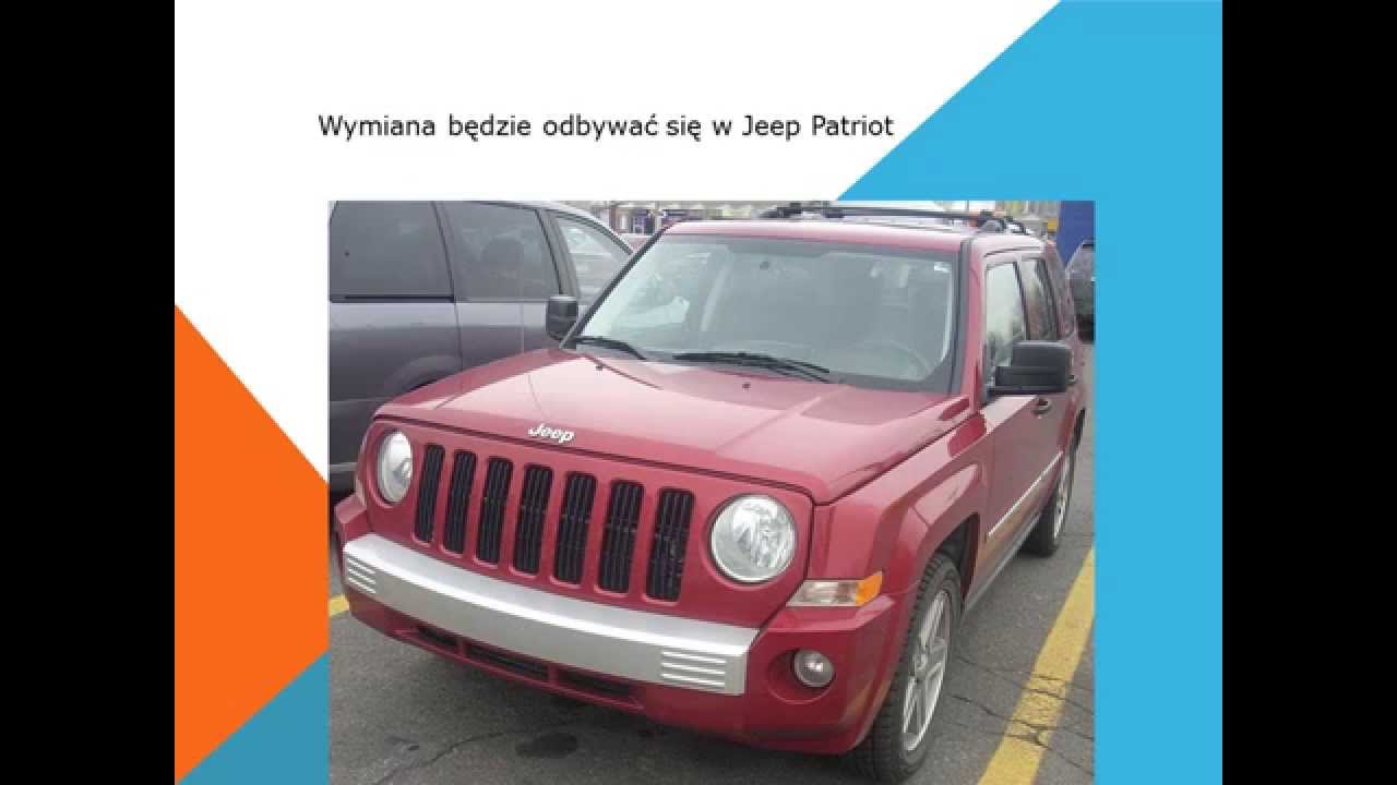 Jeep Patriot Jak Wymienić Filtr Kabinowy - Youtube