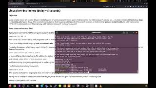 Linux DNS Lookup Slow Delay 5 sec (Khmer) screenshot 1