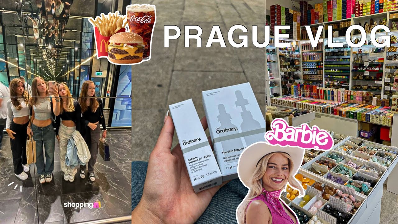 prague vlog | BARBIE, sephora, hauls 🩷