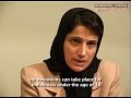 از زبان خودش نسرین ستوده درباره اعدام نوجوانان در ایران صحبت می کند از زبان خودش نسرین ستوده درباره اعدام نوجوانان در ایران صحبت می کند