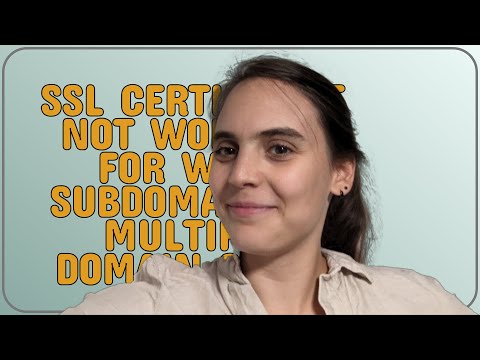 SSL certificate not working for www subdomain on multiple domain setup