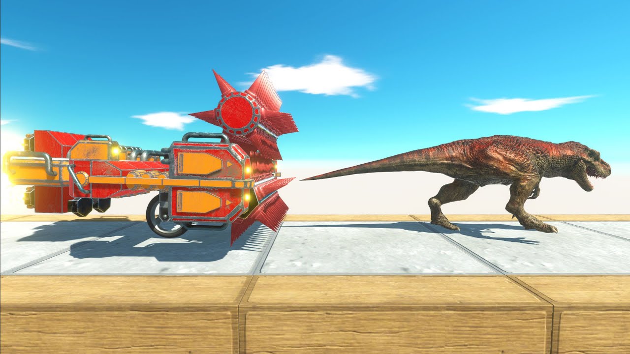 Run Away Crusher Machine - Animal Revolt Battle Simulator