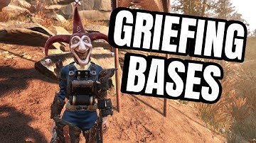 Blowing up bases in Fallout 76 (TOXIC PVP)