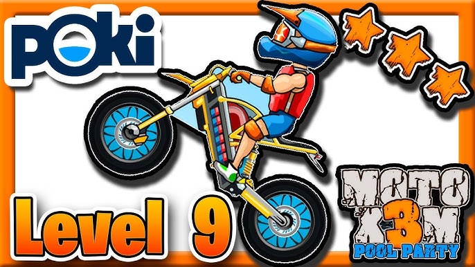 Moto X3M Pool Party Level 7 [3 Stars] Poki.com 