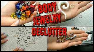 BODY JEWELRY DECLUTTER &amp; COLLECTION! | UPDATED 2023!