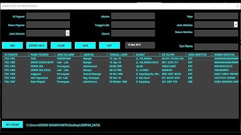 EXPORT DATA LISTBOX KE FILE  EXCEL BARU | EXCEL & VBA TUTORIAL