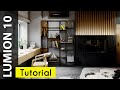 Lumion 10 Realistic Interior Tutorial #25 Bedroom