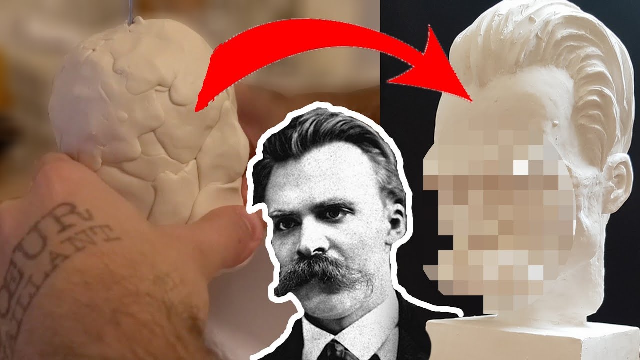 Je sculpte Nietzsche.
