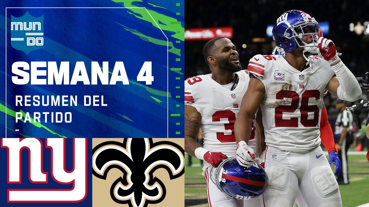 GIANTS conocen el triunfo vs SAINTS | Semana 4 2021 NFL Game Highlights