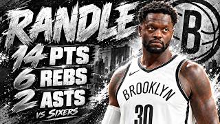 Julius Randle 14 pts 6 rebs 2 asts vs Sixers 2026 Preseason