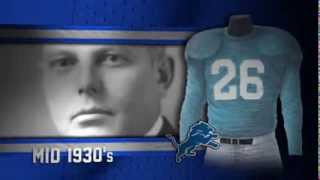 Detroit Lions uniform and uniform color history