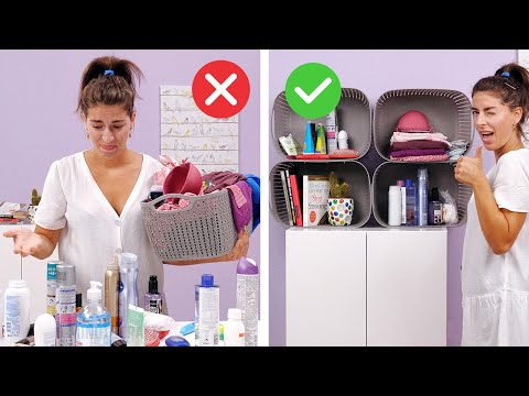 فيديو: منتجات خزانة صغيرة لتنظيم خزانة الملابس الخاصة بك
