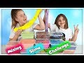 Mixing slime challenge  smoothie slime challenge notre collection de slime  2
