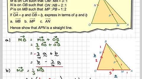 Proving 3 points are in a straight line using vectors
