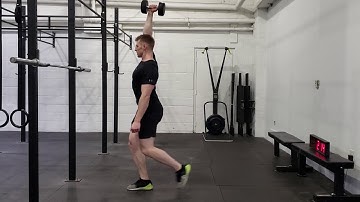 Single Arm Overhead Alternating Reverse Lunge