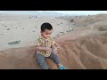 Zayd&#39;s first time in #dubai #desert when 1 year old