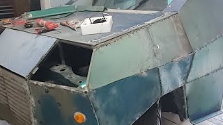 WW2 Armored Car - Another Build Video and Firing some Blank Fire Guns!