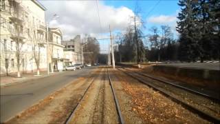 Полная поездка на трамвае №1 - Днепропетровск, 15.11.2015