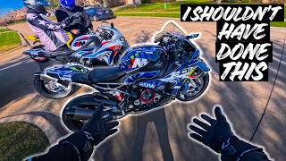 BEGINNER RIDER ON A S1000RR FIRST TIME! | Dallas Vlogs