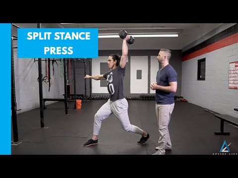 Split Stance Strict Press Movement Demo