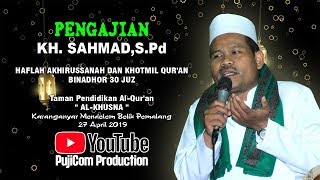 PENGAJIAN NGAPAK KH.SAHMAD,S.Pd lucu Banget No.Hp.085227249776
