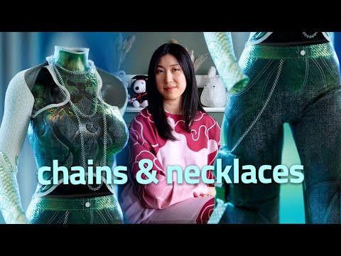 Making Chains and Necklaces in Clo3d/MD + C4D