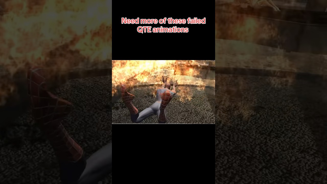 You missed the X#spidermanqte #spidermanimgoingtodie #failedqte #qte #qtegaming