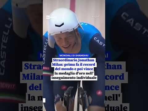 Video Straordinario Jonathan Milan: vince la medaglia d'oro nell'inseguimento individuale