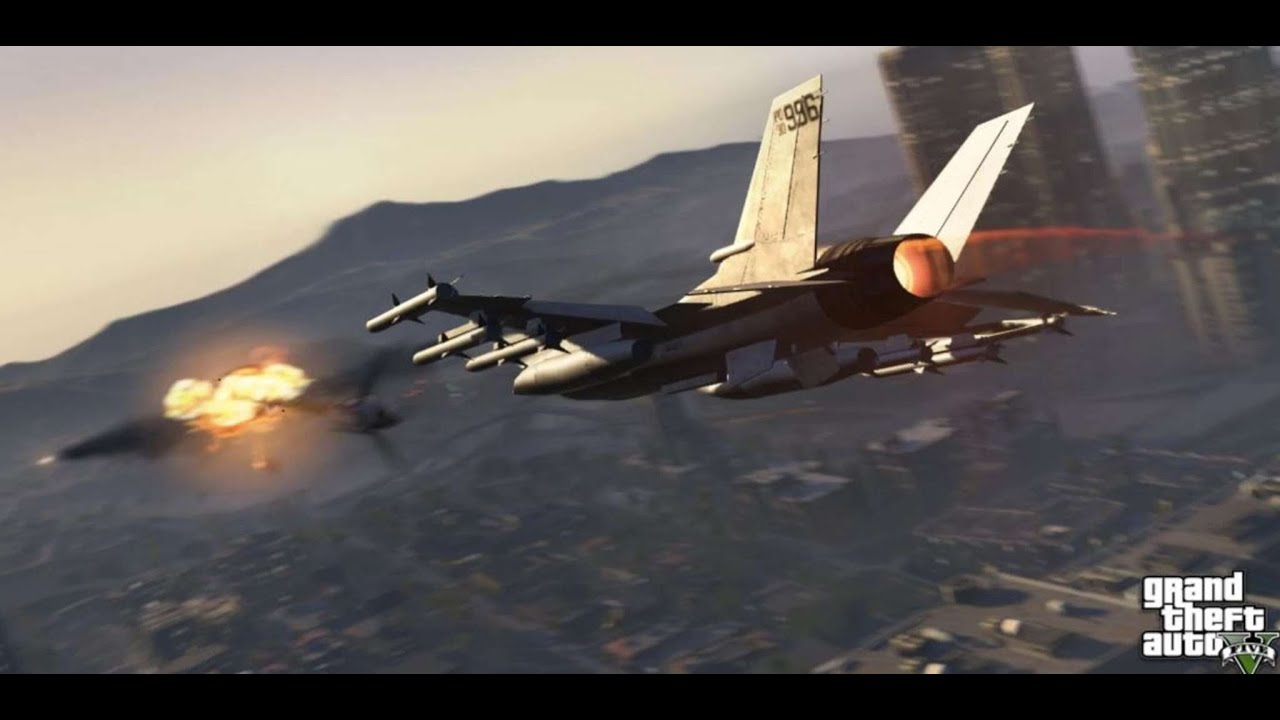 How to steal a jet fighter in GTA 5 the easy way YouTube