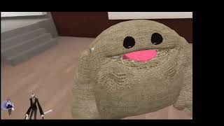 Slender Man in VR chat screenshot 4