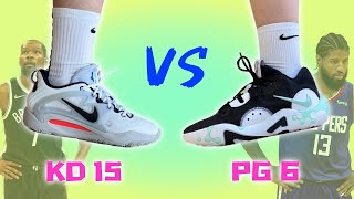 Nike KD 15 vs PG 6: Which One is Better??