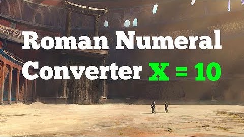 Python Roman Numeral Converter