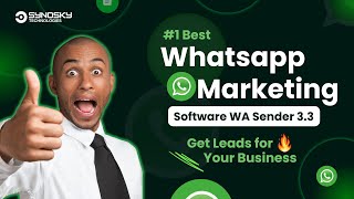 Whatsapp Bulk 💥 Marketing Software | WA Sender 3.4 | Send Bulk Messages on Whatsapp | Synosky Tech screenshot 5