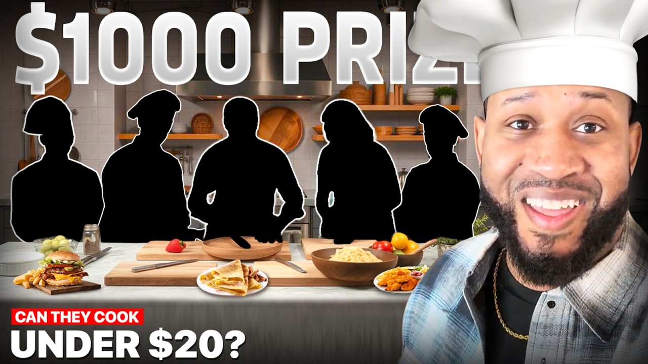 CHEAP vs. EXPENSIVE: Dean's List Challenge $20 Meal Wins $1,000?!